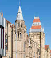 A photo of the Whitworth Hall at The University of Manchester.