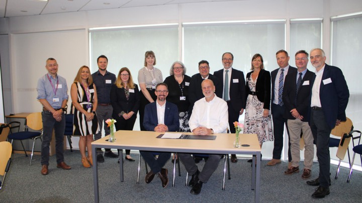 The project team from The University of Manchester and Alliance Medical.