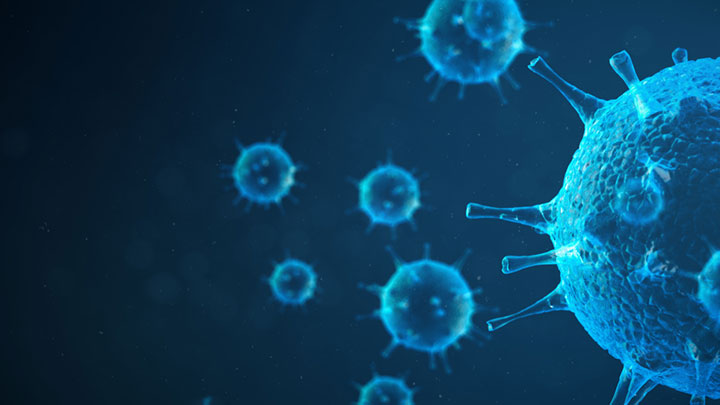 Illustration of viruses.