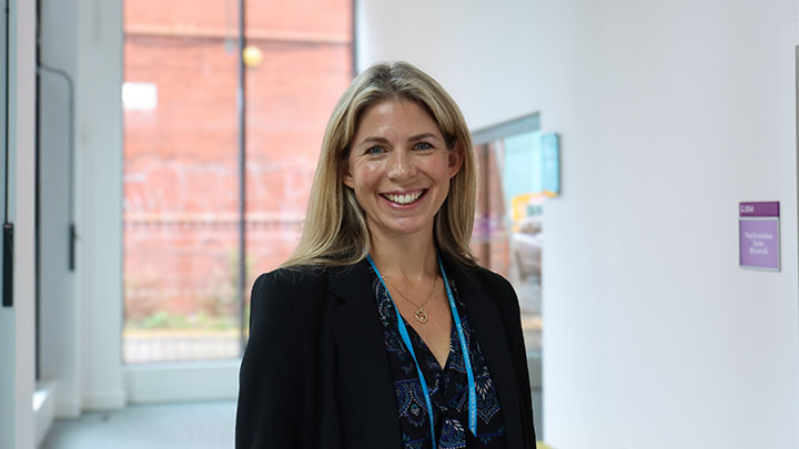 image of researcher in lab