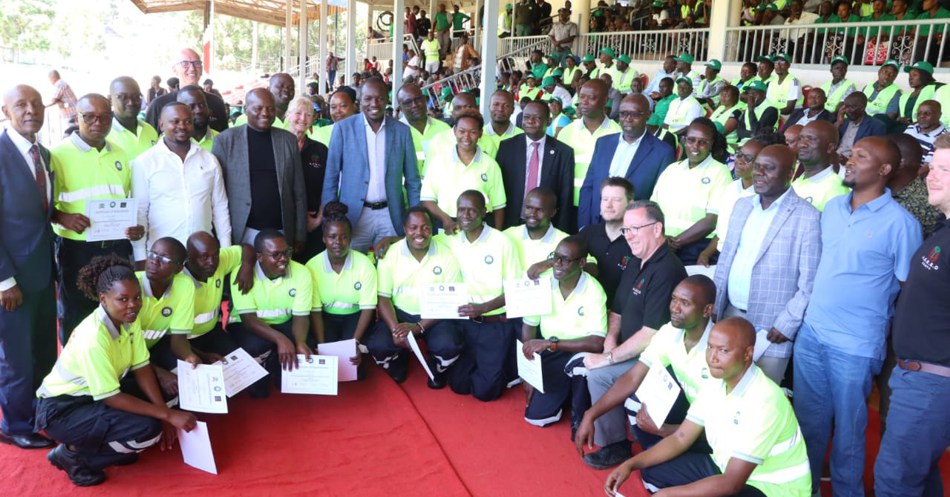 Graduates from the initial training programme.