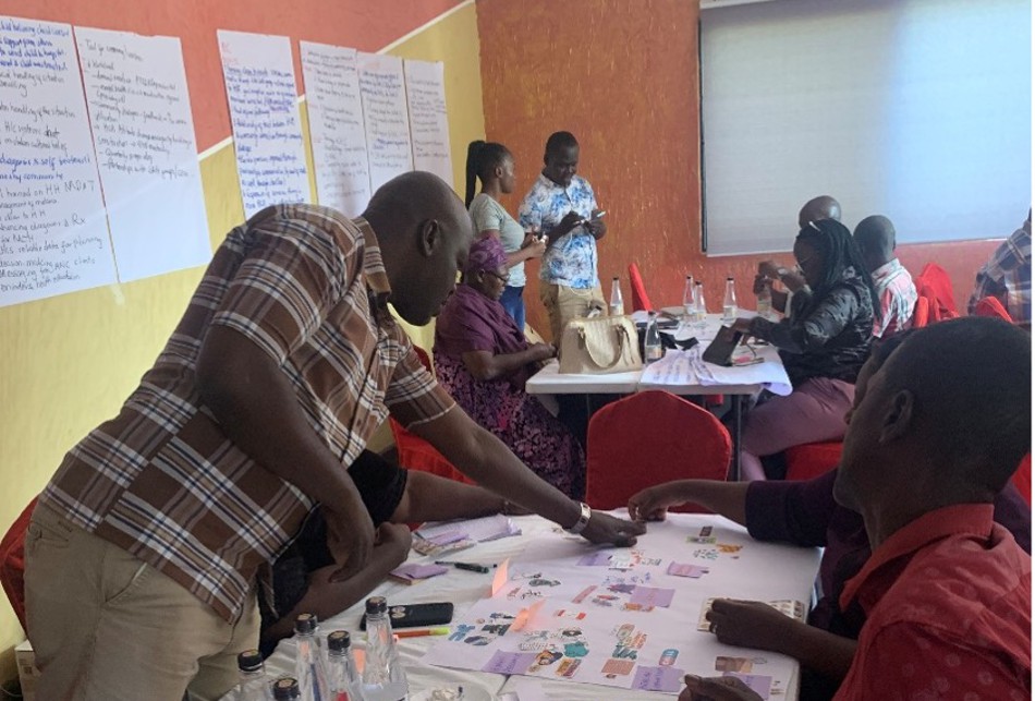 Appreciative inquiry workshop in Kenya.