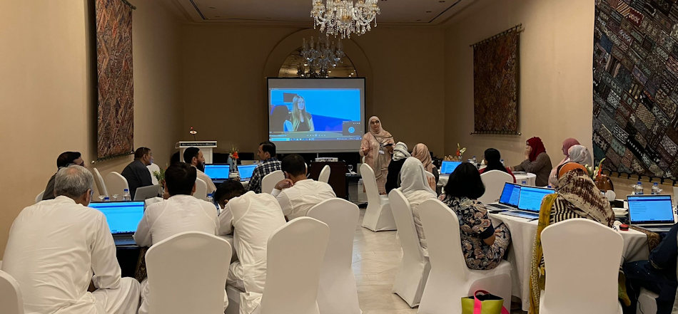 A photo from a GMHAT training session in Islamabad, August 2023.