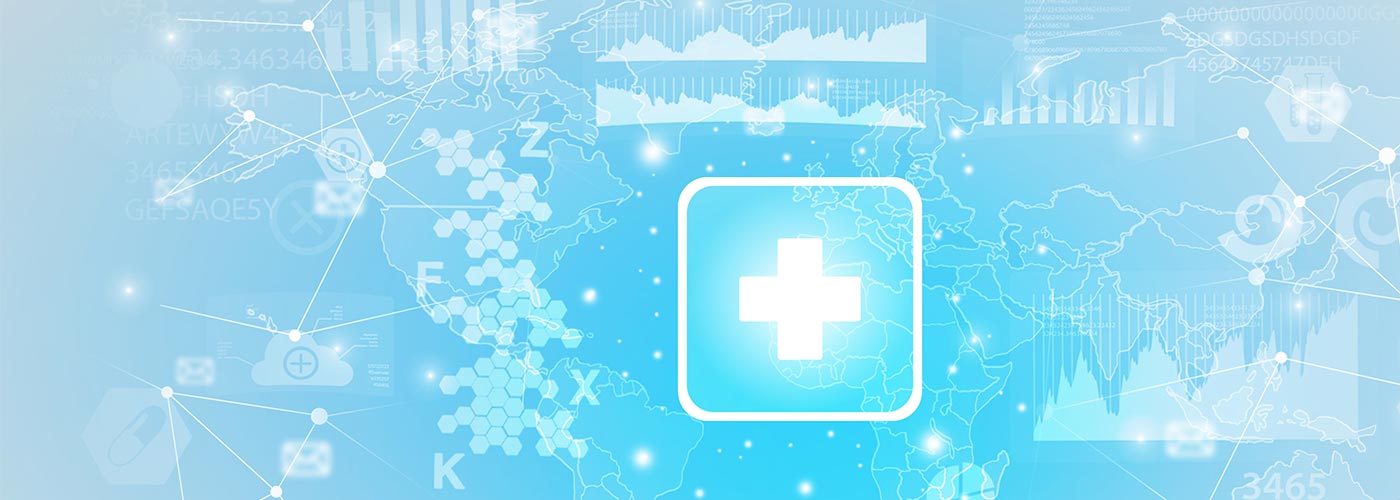 Graphic illustration of heathcare.