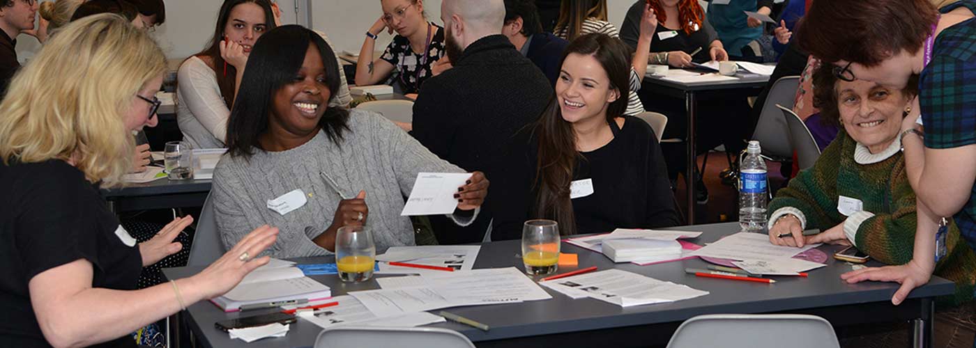 A presentation event at Autism@manchester.