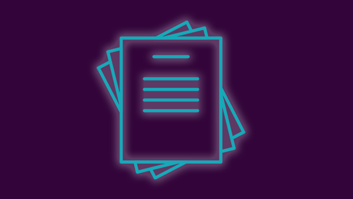 An icon of a collection of books and publications.