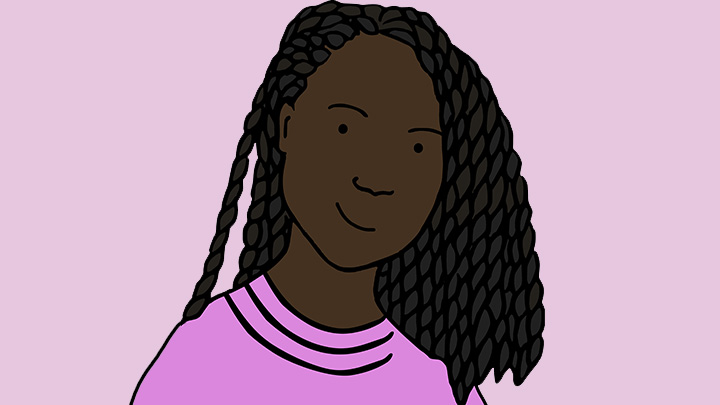 Hand-drawn cartoon of Wise.