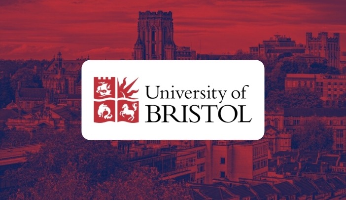 University of Bristol logo in red.