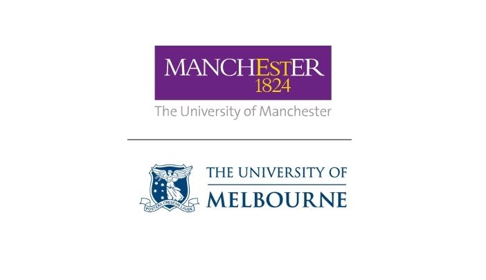 The University of Manchester and University of Melbourne logos