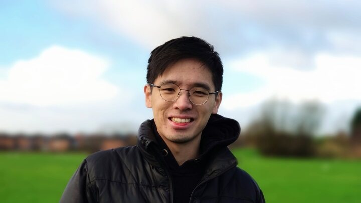 A student within a placement outside