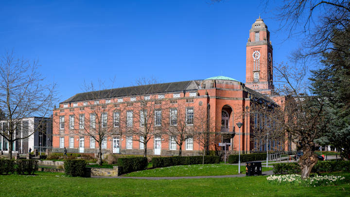 Trafford Town Hall.