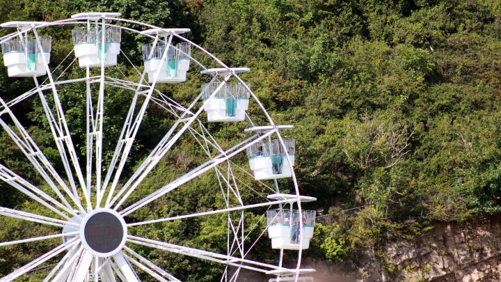 A ferris wheel